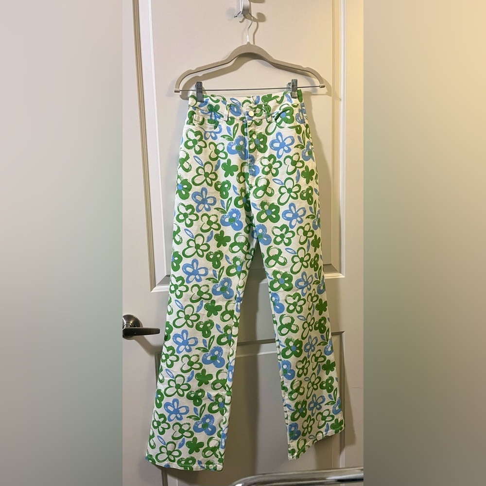Floral Retro Jeans